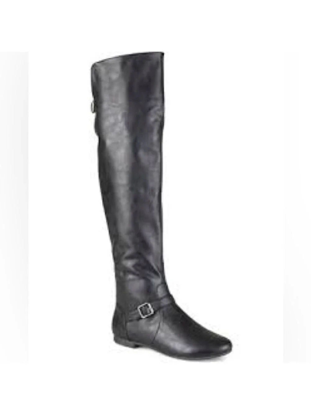 Women’s Journee Collection Black Over-the-Knee Boots Faux Leather Size 7.5 US!